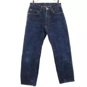 KOJIMA GENES OVER ALLS Straight denim pants W30 Indigo blue Men s Used