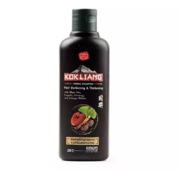 KOKLIANG Антивозрастной шампунь для темных волос. 200ml