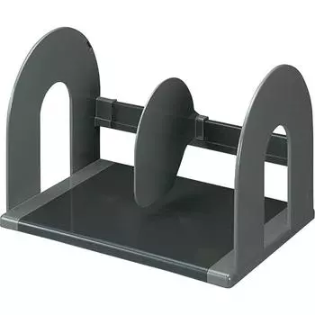 KOKUYO Bookend 320mm Width Movable Divider Dark Gray BS-121NDM