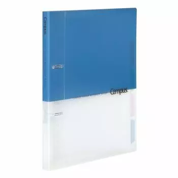 KOKUYO Campus 2-hole loose-leaf binder for easy binding of prints B5 2-hole blue Ru-PP358B [Bulk purchase set of 5 books]