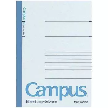 KOKUYO Campus Note B6 6 мм 40 листов x 5 книг, в линейку B