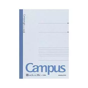 KOKUYO Campus Note (Medium Horizontal Ruled) Semi-B5 B-ruled 100 Sheets No-10BN 1 Book (15 Set)