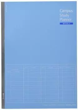 KOKUYO Campus Note Study Planner Weekly Ruled B5 Blue No-Y80MW-B синий