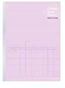 KOKUYO Campus Study Planner Notebook 2 Week Ruled Set [Purple] Semi-B5 No-Y80LT-V 5-Book