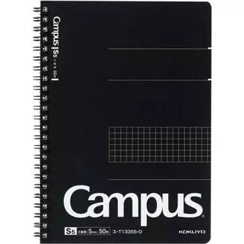 KOKUYO Campus Twin Ring A5 Square Ruled Cutoff x 5