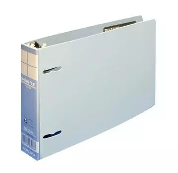KOKUYO D-Ring File Inter Gray 2-hole B6 200-sheet capacity Blue Fu-FD428NB [Bulk purchase set of 5]