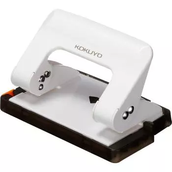 KOKUYO Дырокол Rakuake Handy 2 отверстия 17 шт. Белый PN-G17W