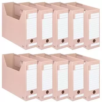 KOKUYO File Box D Type Storage Width 94mm A4 10 Pieces Pink