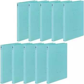 KOKUYO File Flat File NEOS A4 10 Books Turquoise Blue Fu-NE10BX10