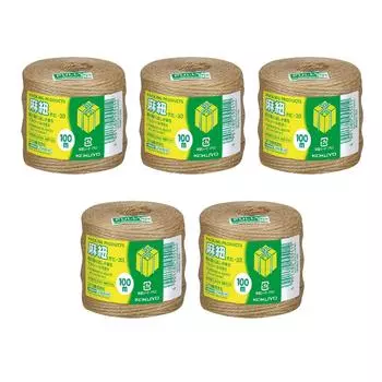 KOKUYO Hemp String Cheese Wrapped 100m Set of 5 Hohi-33X5