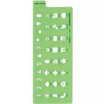 KOKUYO Jibun Notebook Notebook Accessories Template Icon Ver. Ni-JG7-1
