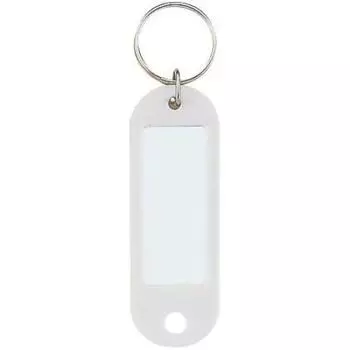 KOKUYO key chain type name tag white 50 pieces