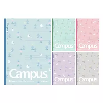 KOKUYO Note Campus Note Limited B5 Dotted Palette Tree 5 Color Pack A-lined No-3CATN-L32X5
