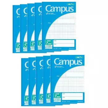 KOKUYO Notes Campus 7 мм сетка 30 10 книг Заметки, B5, линейки, листы, набор, No-30S7BX10