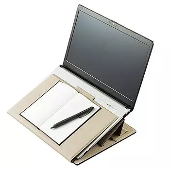 KOKUYO Подставка для ноутбука BIZRACK EAM-BRST10LS, совместима с ноутбуком 13,3 дюйма, бежевая