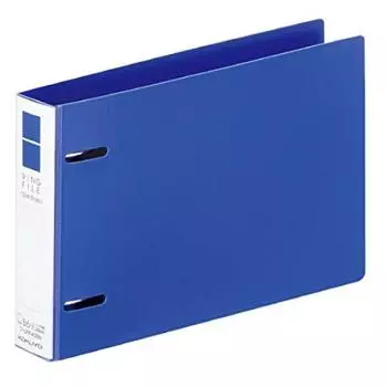 KOKUYO Ring File Slim Style B6 Horizontal 220 Sheet Capacity Blue Fu-URF438B [Bulk Purchase Set of 10 Books]
