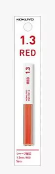 KOKUYO Sharp refill (hanging pack) 1.3mm red lead 5 pieces PSR-RE13-1P [Bulk purchase set of 10]