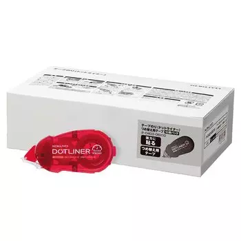 KOKUYO Tape Glue Glue Dot Liner Refill Strong Sticking 10 шт Ta-D403-08X10 Красный