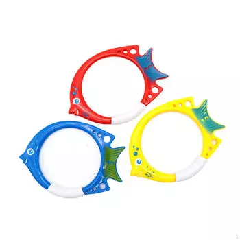 Кольца для дайвинга — захватывающий набор для детей 4 Diving Fish Rings