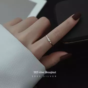 Кольцо Banyan Tree S925 Silver Knotted Open Ring для женщин - Модный и элегантный дизайн Gold белый