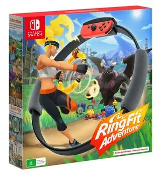 Кольцо для Nintendo Switch Ring Fit Adventure черное -