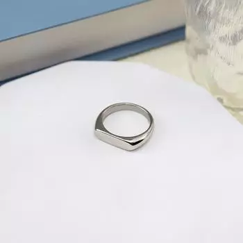 Кольцо из литой нержавеющей стали, кольцо из титановой стали с позолотой, популярное модное плоское кольцо для мужчин и женщин No. 7
