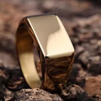 Кольцо из серебра S925, простое модное кольцо, нишевое прямоугольное зеркало, кольцо с сердечком