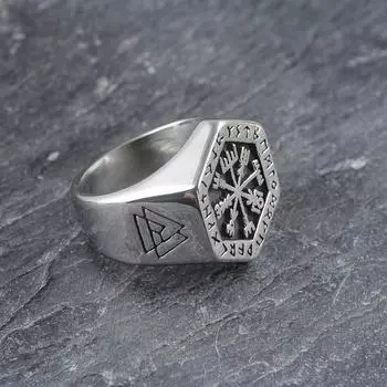 Кольцо из серебра S925 Viking Celtic Kink мужское кольцо 15