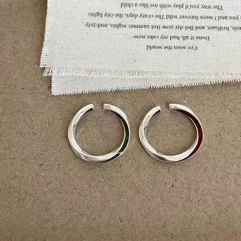 Кольцо Niche Design Sense Twist Twist Drip Oil Opening Ring для женщин, простое, индивидуальное, модное, универсальное, для поездок на работу