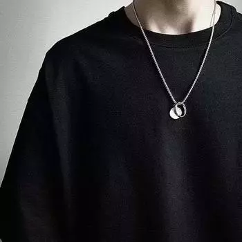 Кольцо Ожерелье Ins Hip-hop Dance Мужское и женское ожерелье с подвеской