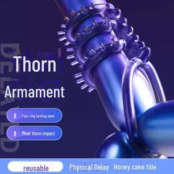 Кольцо-презерватив Mystery Ji Thorn Wheel, забавная парная игрушка - 300 шт. в упаковке