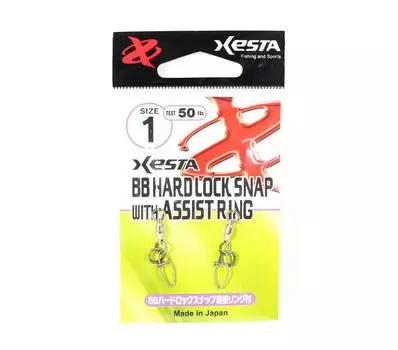 Кольцо Xesta BB Hard Lock Snap Plus, размер 1, 50 фунтов, 2 шт. (1805 г.)