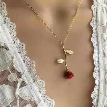 колье Delysia King с подвеской золотой