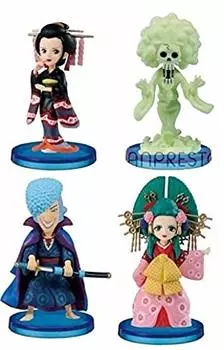 Коллекционная фигурка One Piece World Страна Вано 6, набор из 4 штук Нико Робин Брук Кошиба Кёсиро