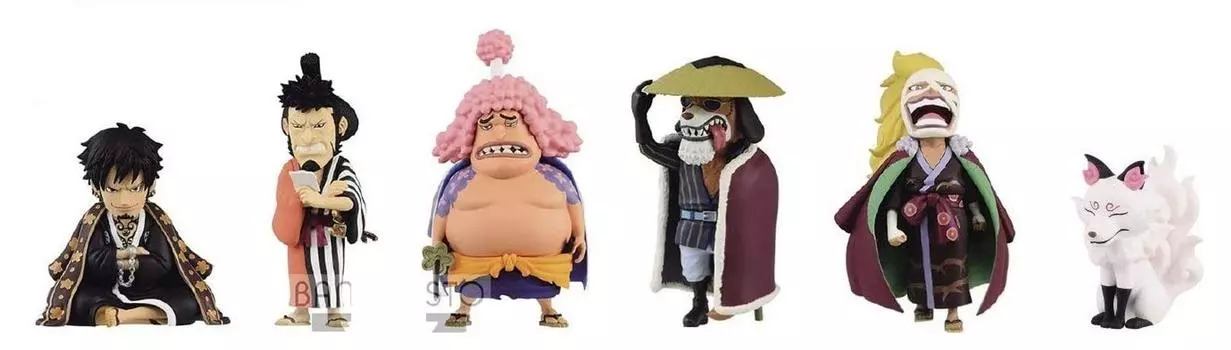 Коллекционная фигурка One Piece World Страна Вано 8, набор всех 6 типов