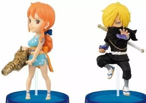 Коллекционная фигурка One Piece World WANOKUNI STYLE2, набор из 2 типов Нами Санджи