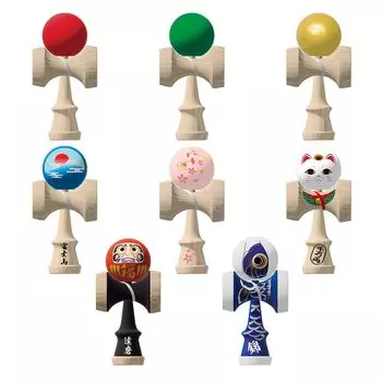 Коллекционная мини-кендама BASIC JAPAN из 9 [BANDAI] и (Части коробки)