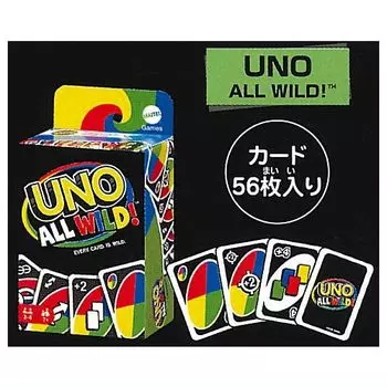 Коллекция мини-карт UNO с различными капсулами ALL Gacha Gacha [3.UNO WILD!] (Отдельный предмет)