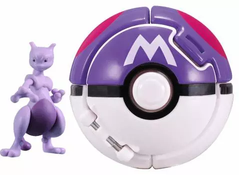 Коллекция монстров покемонов Pokedelze BIG Mewtwo (Мастер Болл)