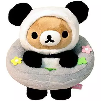 Коллекция мягких игрушек Rilakkuma [Kiddy Land Limited Product] Тема Panda De Goron (Рилаккума) san-x San-XPanda Медведь Кошка Медведь Медведь Животные Животные