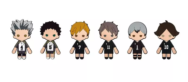 Коллекция резины Chokotto B из 6 предметов в коробке Haikyu!!