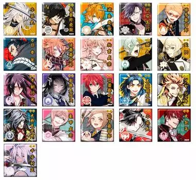 Коллекция торговых значков Touken Ranbu 1BOX 21 шт. Всего 21 тип -ONLINE- том 3 =