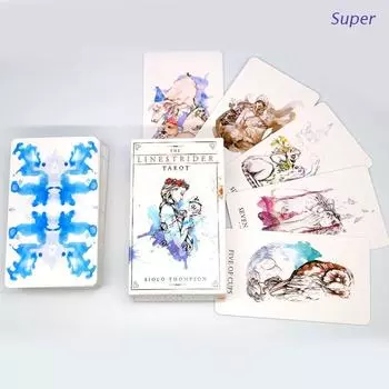 Колода из 78 карт, Таро Linestrider, полный английский оракул, загадочное гадание, судьба, семейная вечеринка, настольная игра, карточная игра