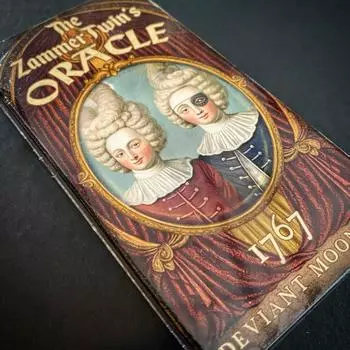 Колода Oracle Twins Zammer, 1-е издание, 50 шт., карты 6*12 см