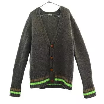 kolor BEACON made in Japan line Long sleeve Wool knit cardigan 2 gray Men s Used
