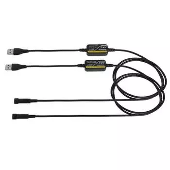 Komine EK-315 USB 5V-7.4V Перчаточный преобразователь для мотоциклов Черный Бесплатно
