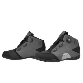 KOMINE Мотоциклетные туфли Dial Fit WP для верховой езды BK-096 Водонепроницаемые 05-096 Сплошной черный 27,0 см