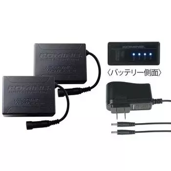 Komine Motorcycle 7.4V перчатки с подогревом зарядное устройство аккумулятор комплект USB черный бесплатно EK-207 1375
