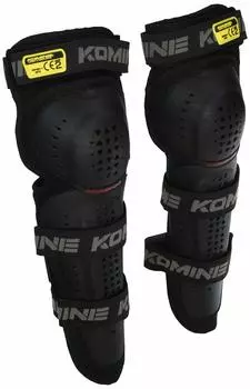 Komine Motorcycle CE Level 2 Triple Knee Guard Black Free 1198 CE Standard Level 2 Protector SK-819 чёрный