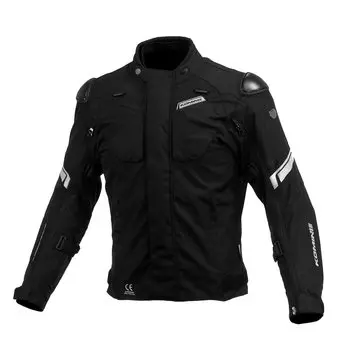 Komine Motorcycle Jacket Protective Full Ear Jacket Neo Black M JK-598